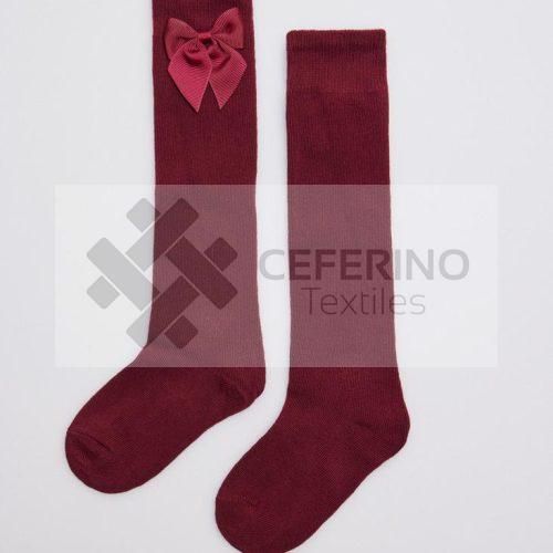 Calcetín infantil alto lazo niña Ysabel Mora 02820.