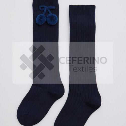 Calcetín infantil alto POMPOM Ysabel Mora 02833.