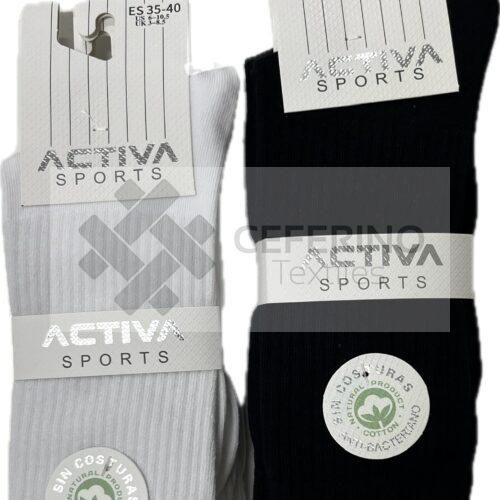 Alternative view of Pack de 12 calcetines unisex 35-45 Activa 60.