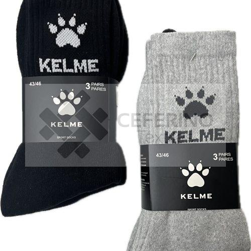 Pack 3 Calcetines rizo deporte unisex 35 - 46 Kelme 01.
