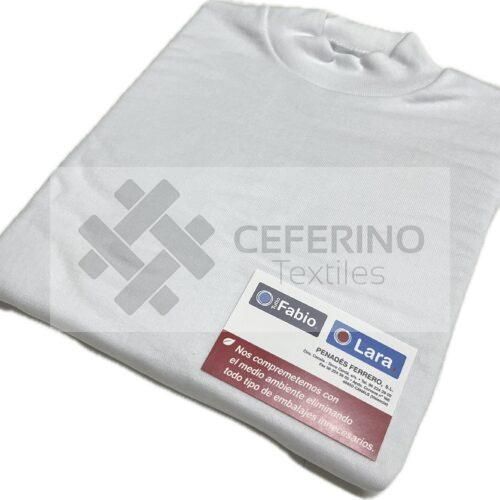 Jersey unisex infantil semi cisne algodón blanco Fabio 8144B.
