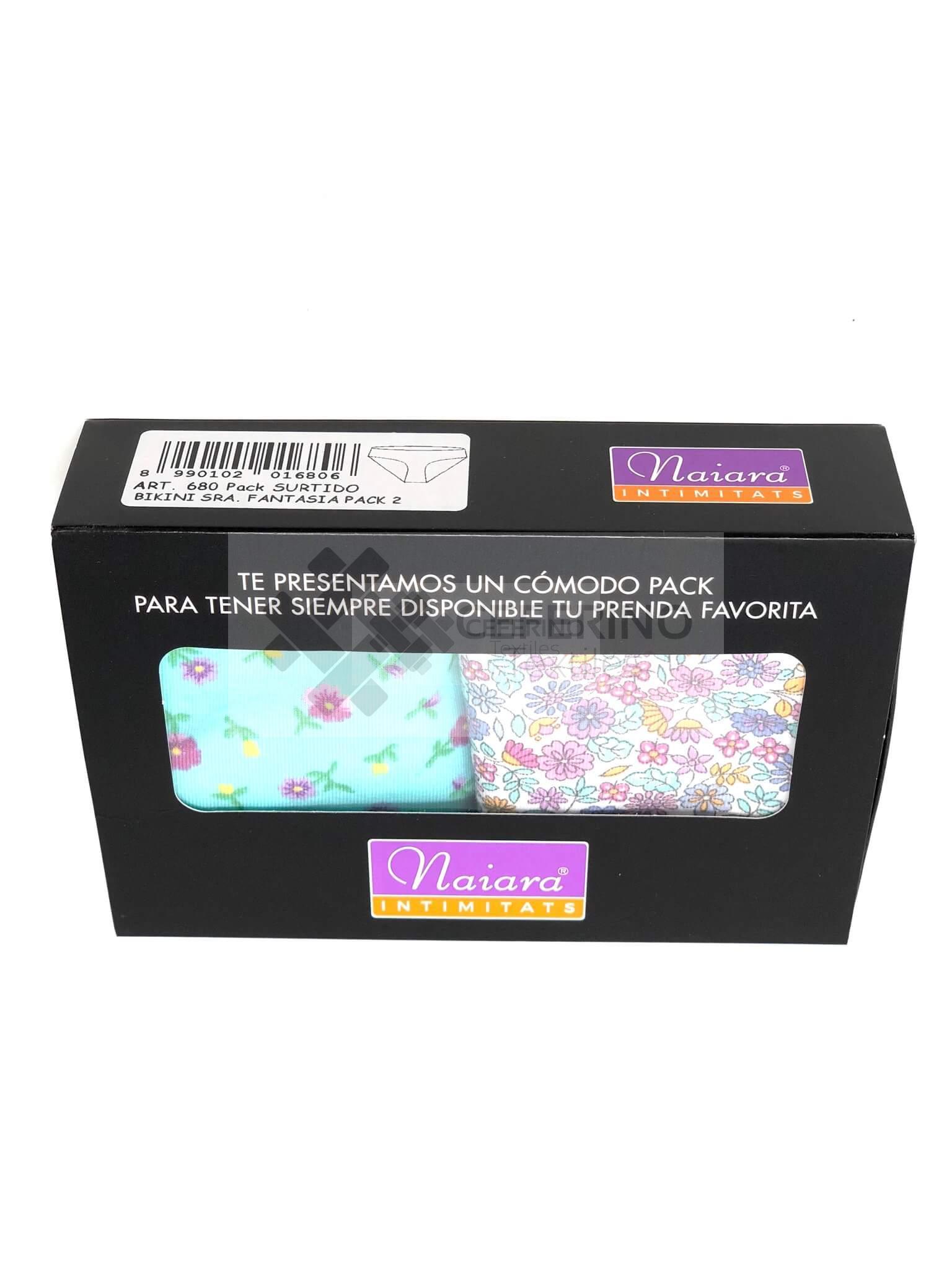 12 Bragas bikini algodón estampadas 680 Naiara.