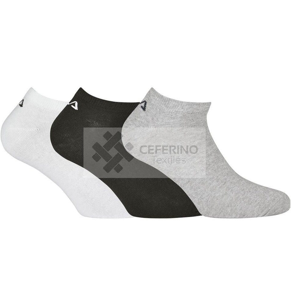 Pack 3 Calcetines unisex tobillero corto 35 - 46 Fila 9100