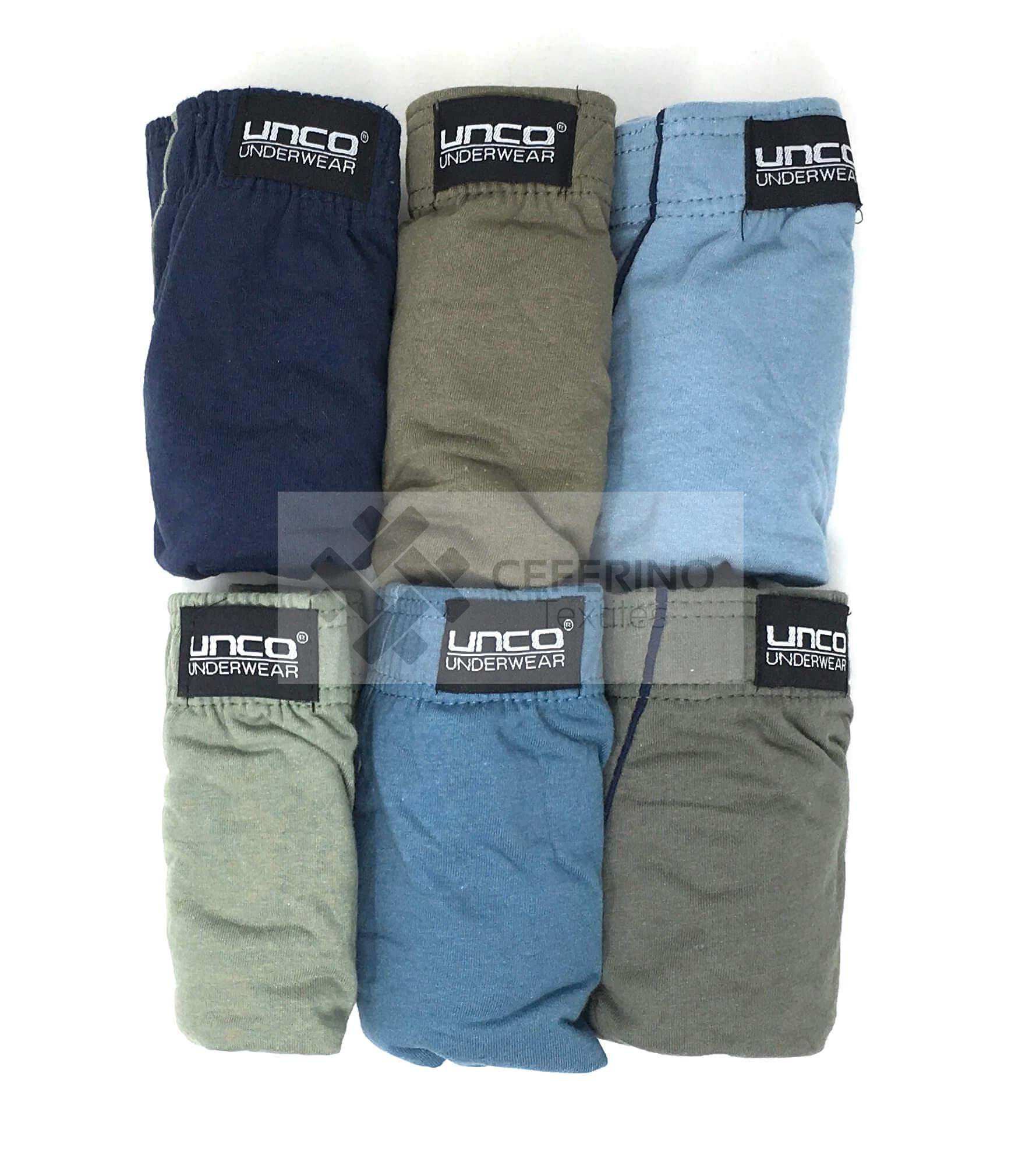 Pack 3 Slips algodón caballero M-3XL UNCO SERIE ORO 802. - Imagen 2