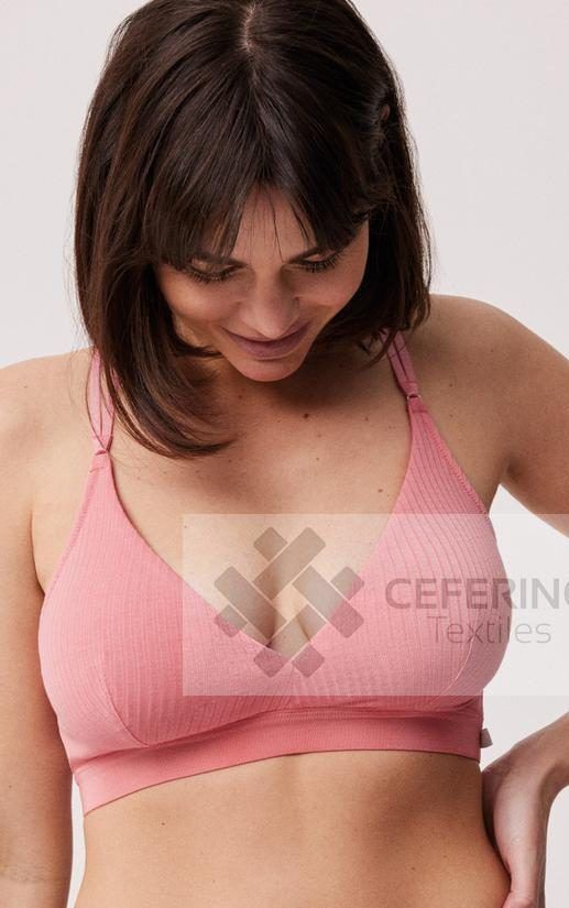 Sujetador sin aros Push Up Ysabel mora S - XL 10570.