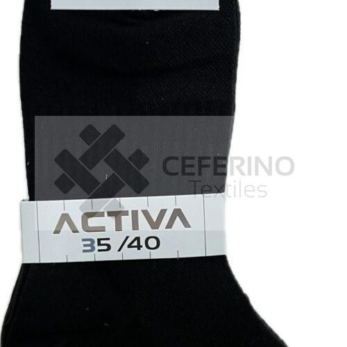 Pack de 12 calcetines tobilleros unisex 35-45 Activa 43.