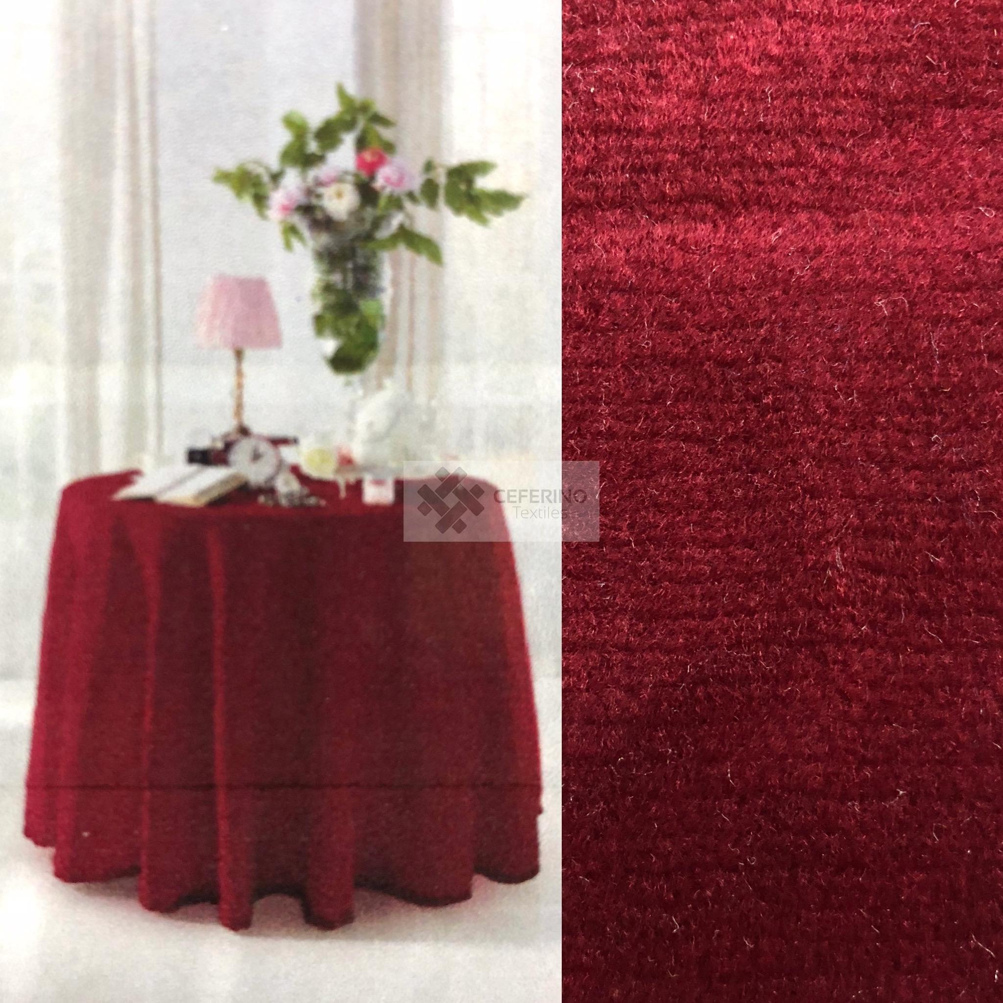 Ropa de mesa camilla Pielsa Granate 23.