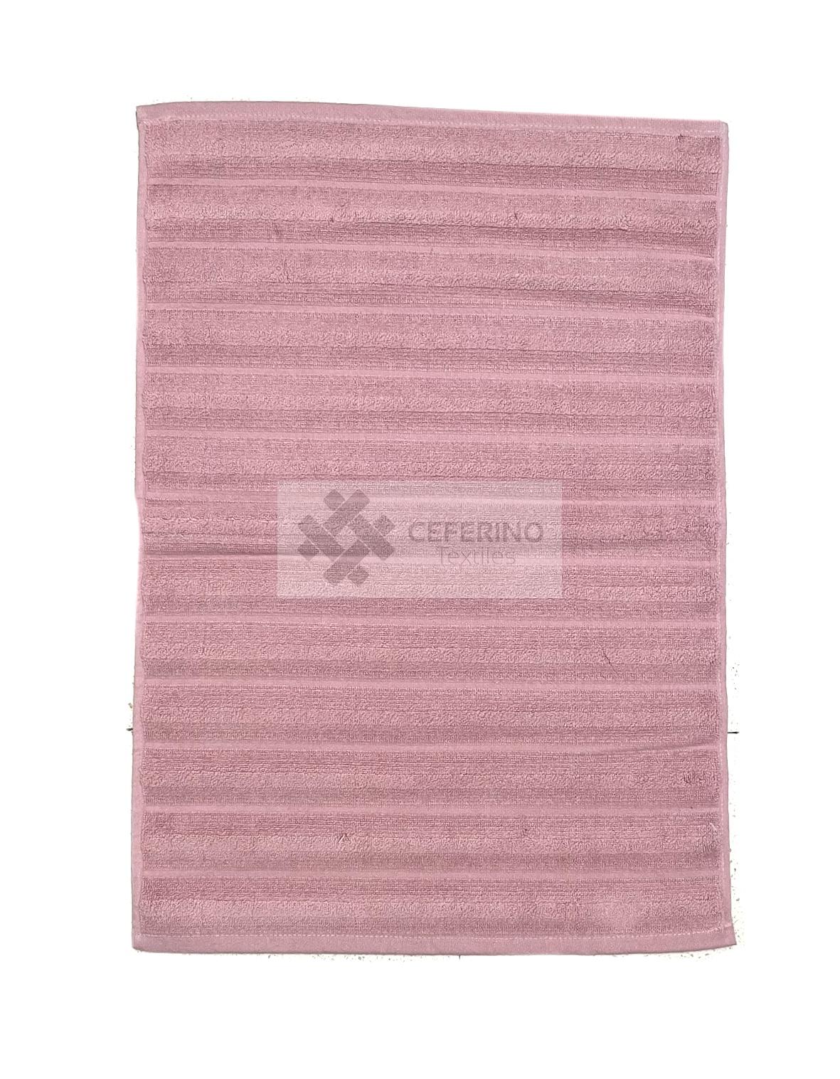 Alfombra de baño rizo en algodón 50cm x 70cm Don Algodón Ríbs. - Imagen 2