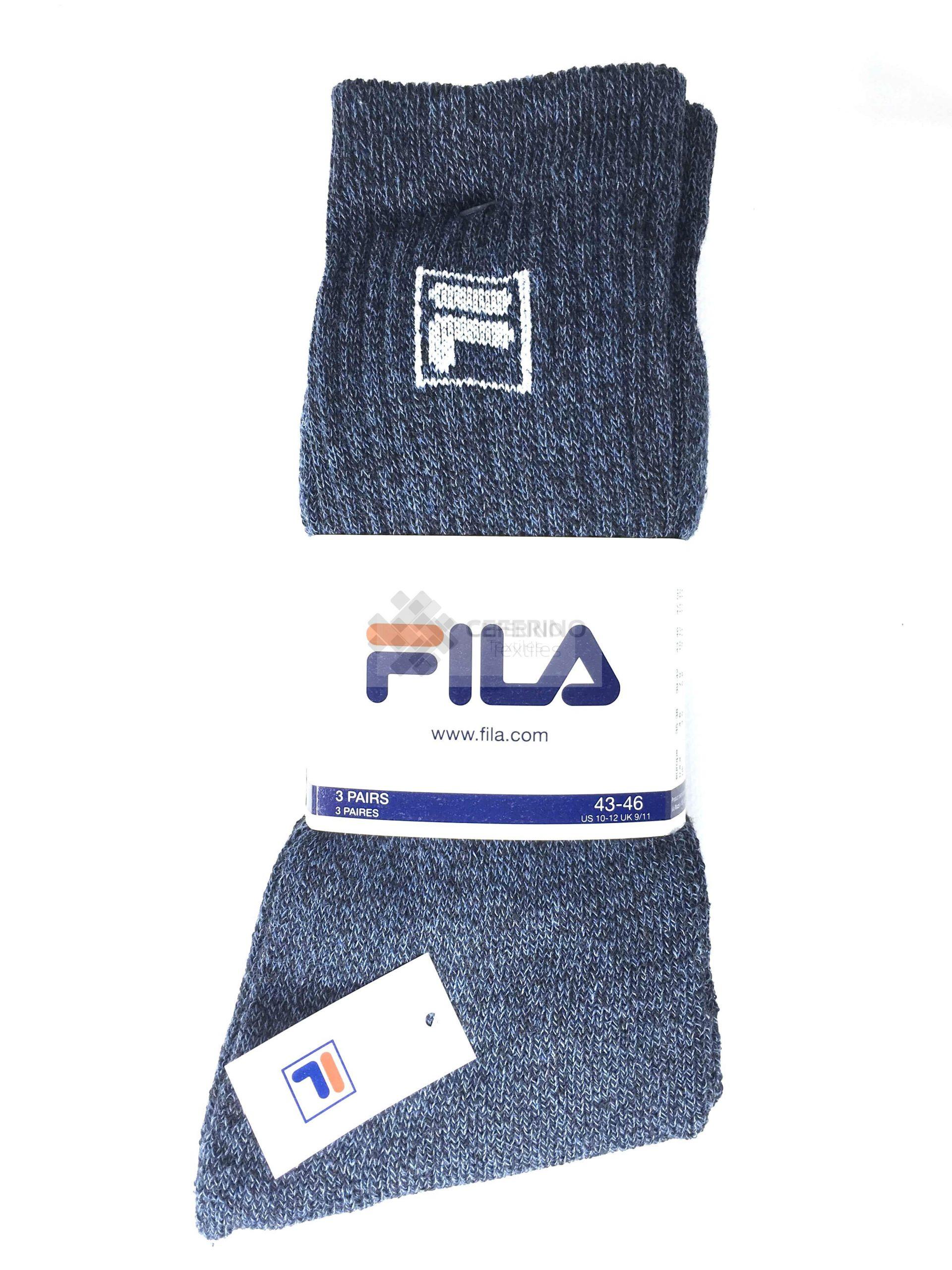Pack 3 calcetines rizo unisex deporte Fila 9000 - Imagen 2