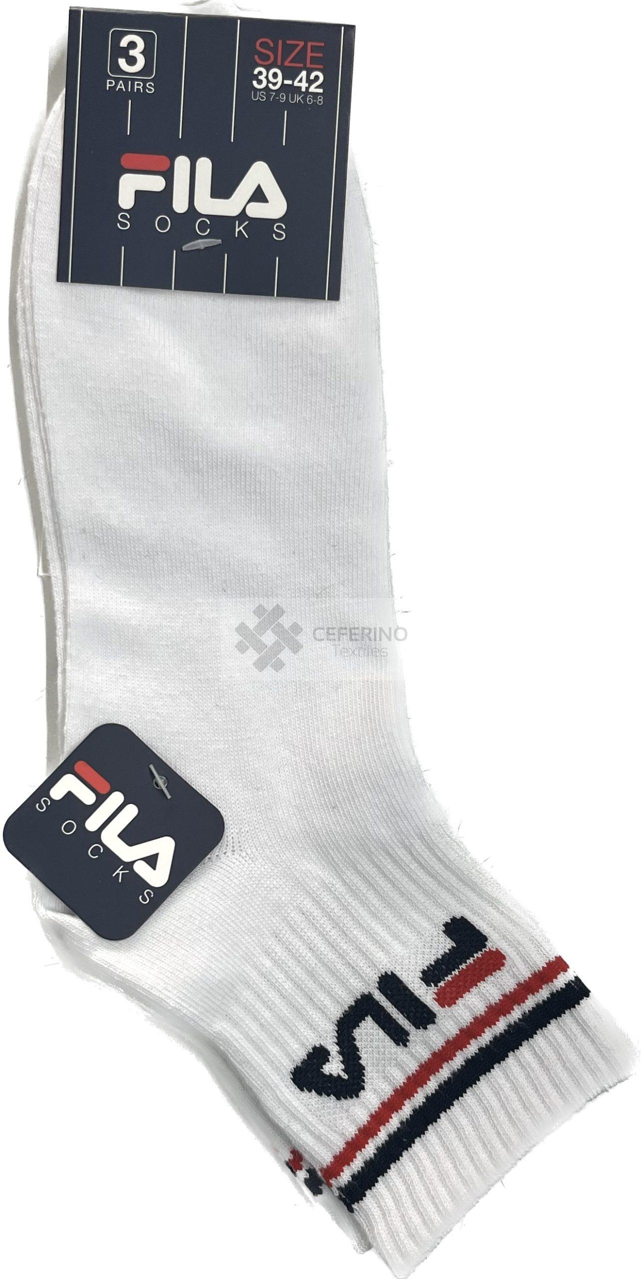 Pack 3 Calcetines tobilleros unisex Fila 9398. - Imagen 3