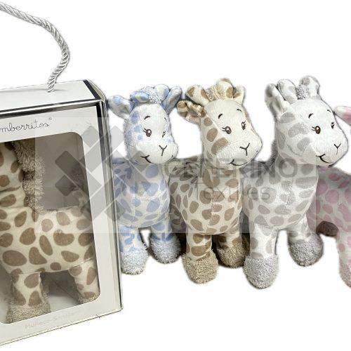 Peluche sonajero Jirafa Gamberritos 10716.