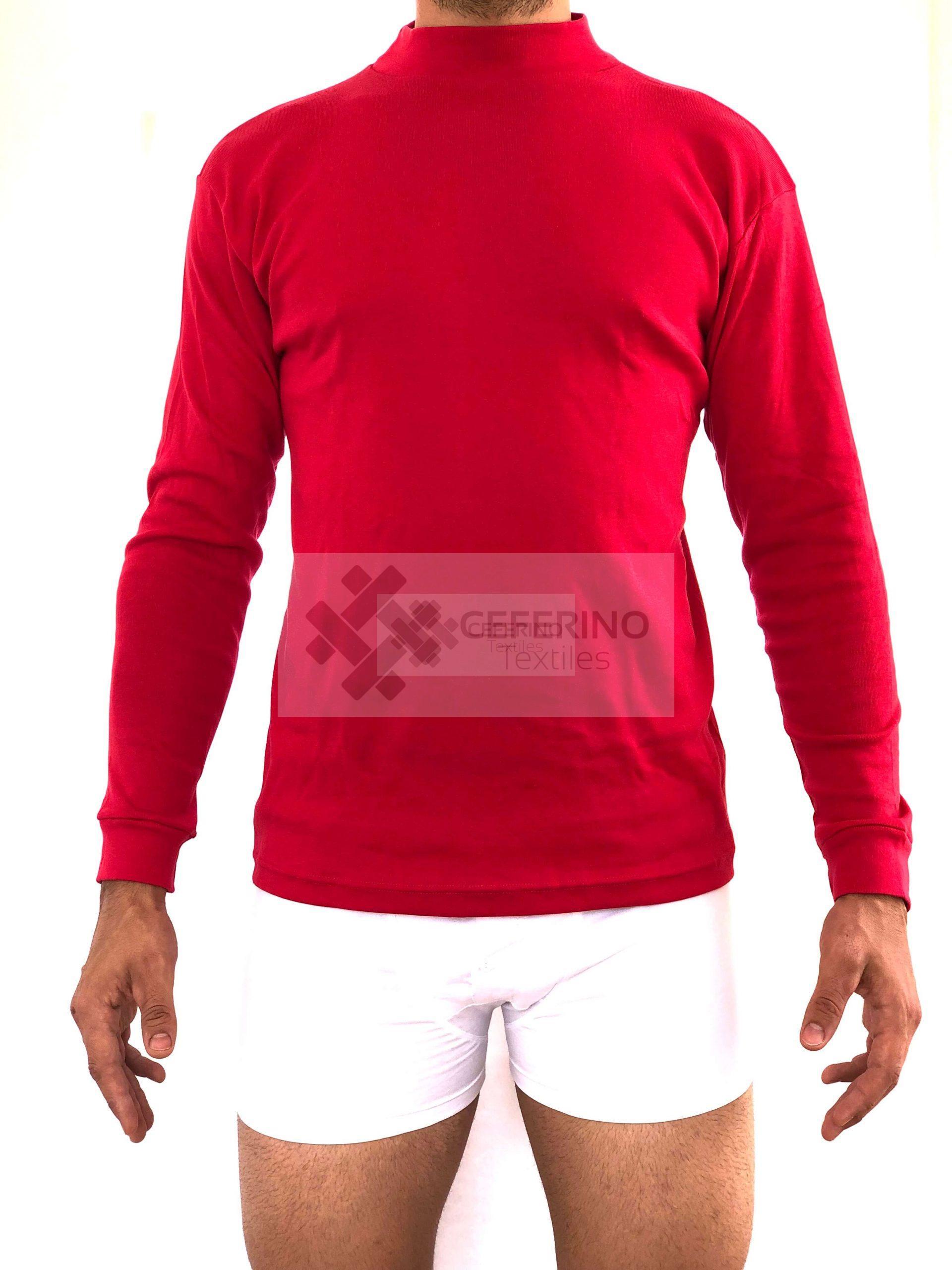 Jersey unisex cuello semi cisne algodón colores Fabio 9244C.