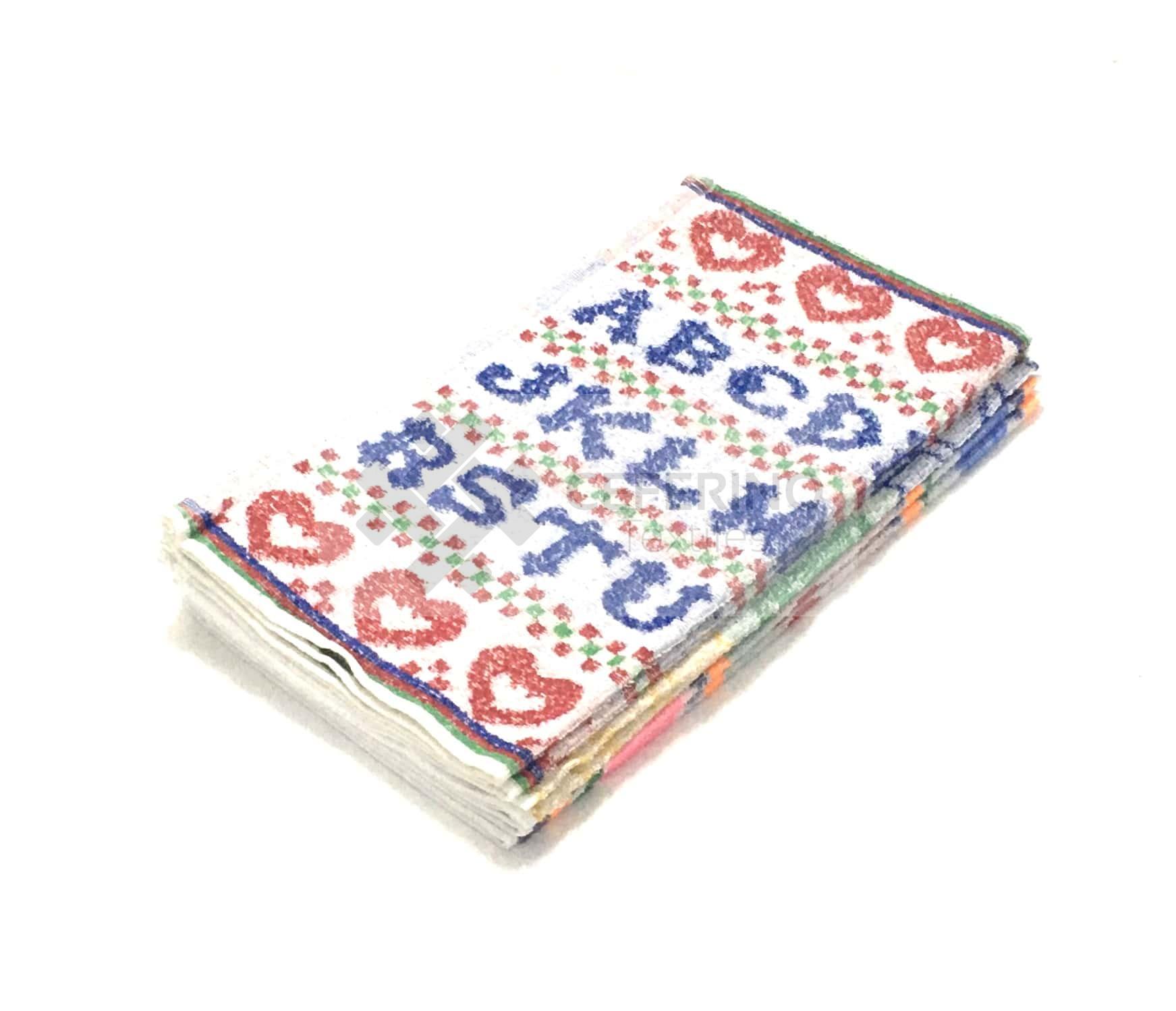 Pack 12 Paños De cocina rizo frutas 19.