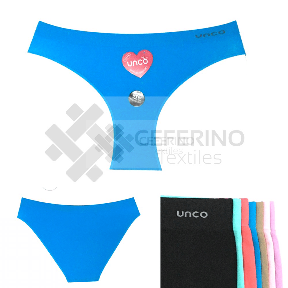 12 Bragas mini bikini sin costuras de poliamida UNCO 610 o B-88