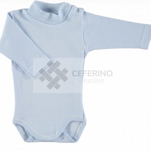 Body bebe manga larga cuello semi cisne 3-36 Babidu 1177.