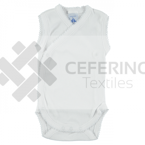 Body bebe sin manga cruzado Babidu 1154.