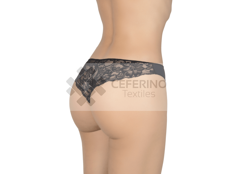 Bragas tanga fantasía encaje de T:U 472 Naiara lisa. - Imagen 2