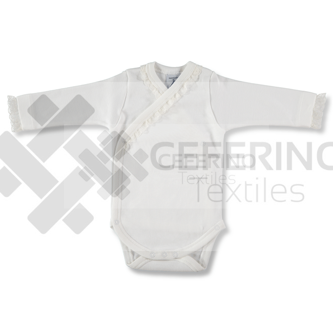 Body bebe manga larga cruzado 3-12 Babidu 1160