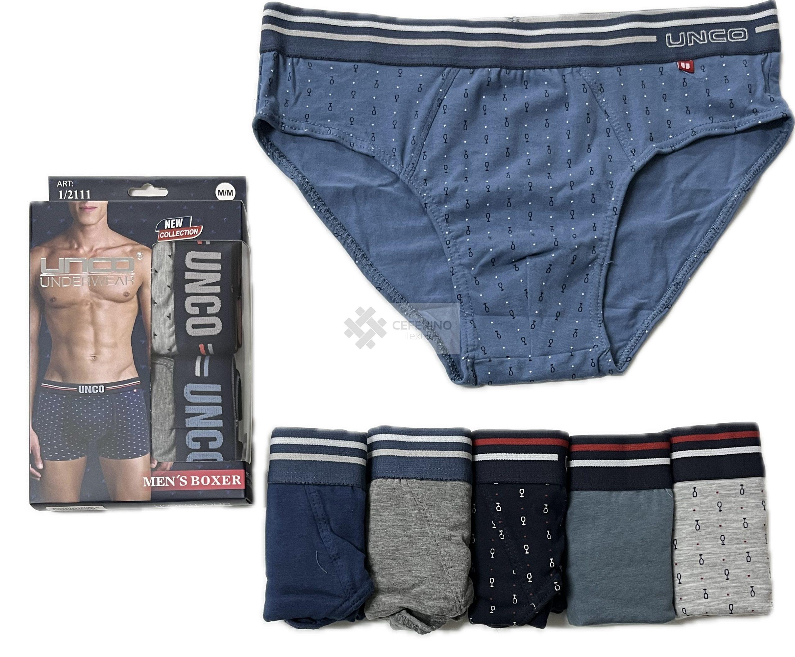 Pack 3 Slips algodón UNCO 1/28030 M a 3XL.