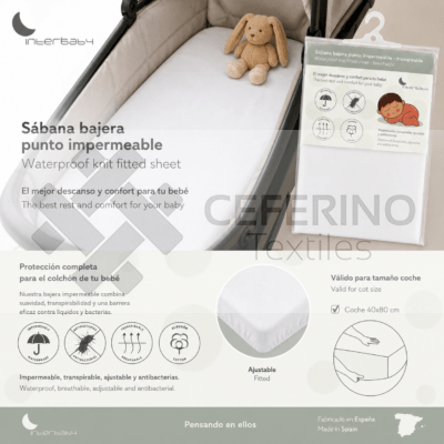 Bajera de punto impermeable coche Interbaby 816.