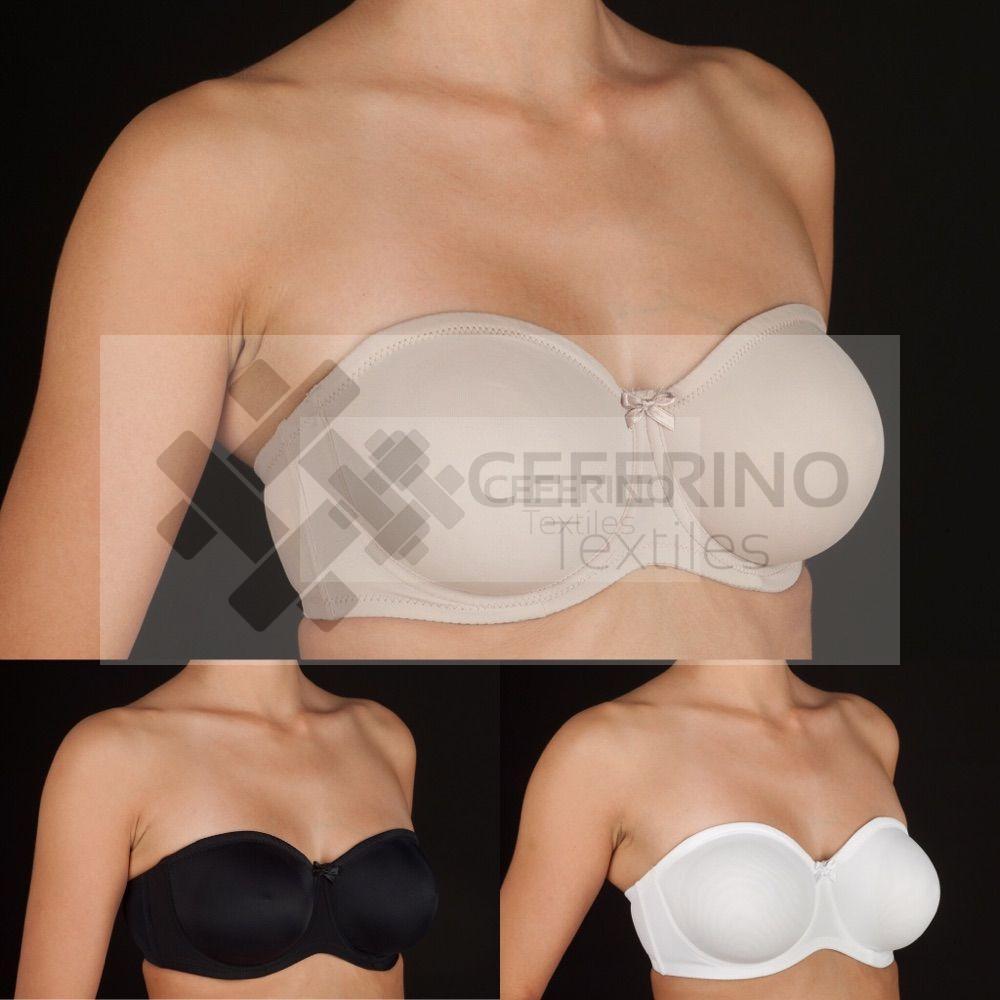Sujetador Sin tirantes y sin relleno 90-110 Selene Joanna C.