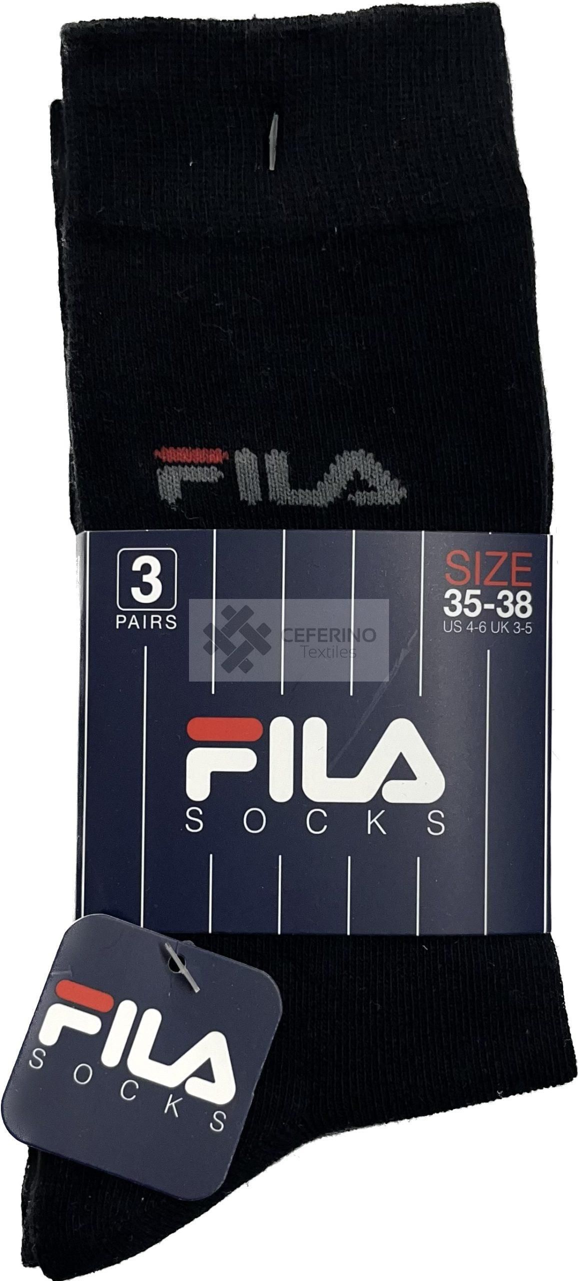 Pack 3 calcetines de algodón unisex Fila 9630 - Imagen 4