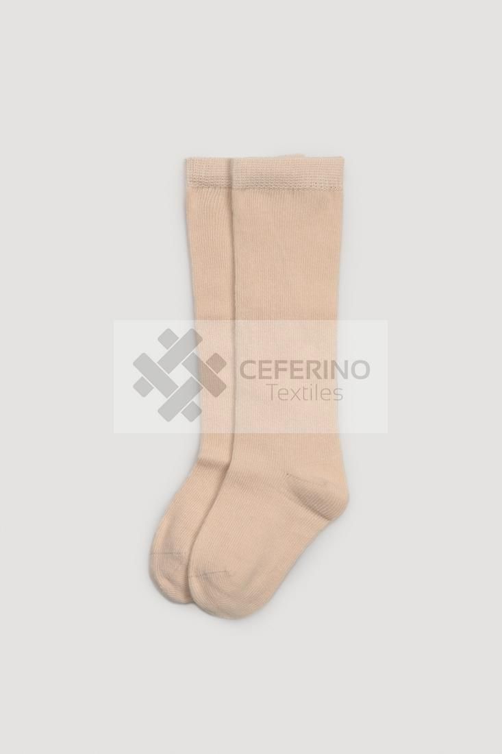 Calcetín alto bebe liso 00 - 1 Ysabel Mora 52529.