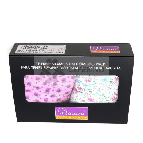 12 Bragas fantasía estampadas de algodón 685 Naiara