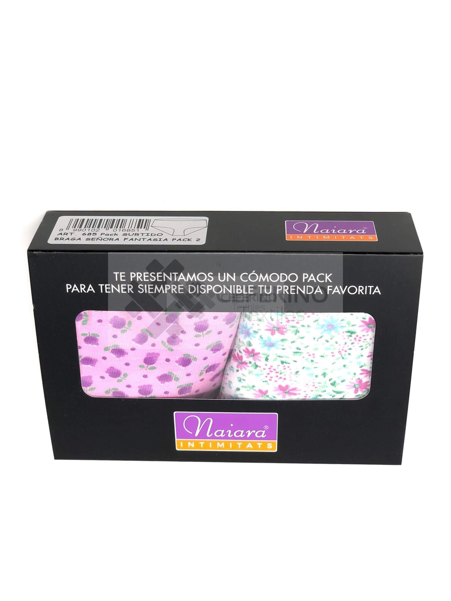 12 Bragas fantasía estampadas de algodón 685 Naiara