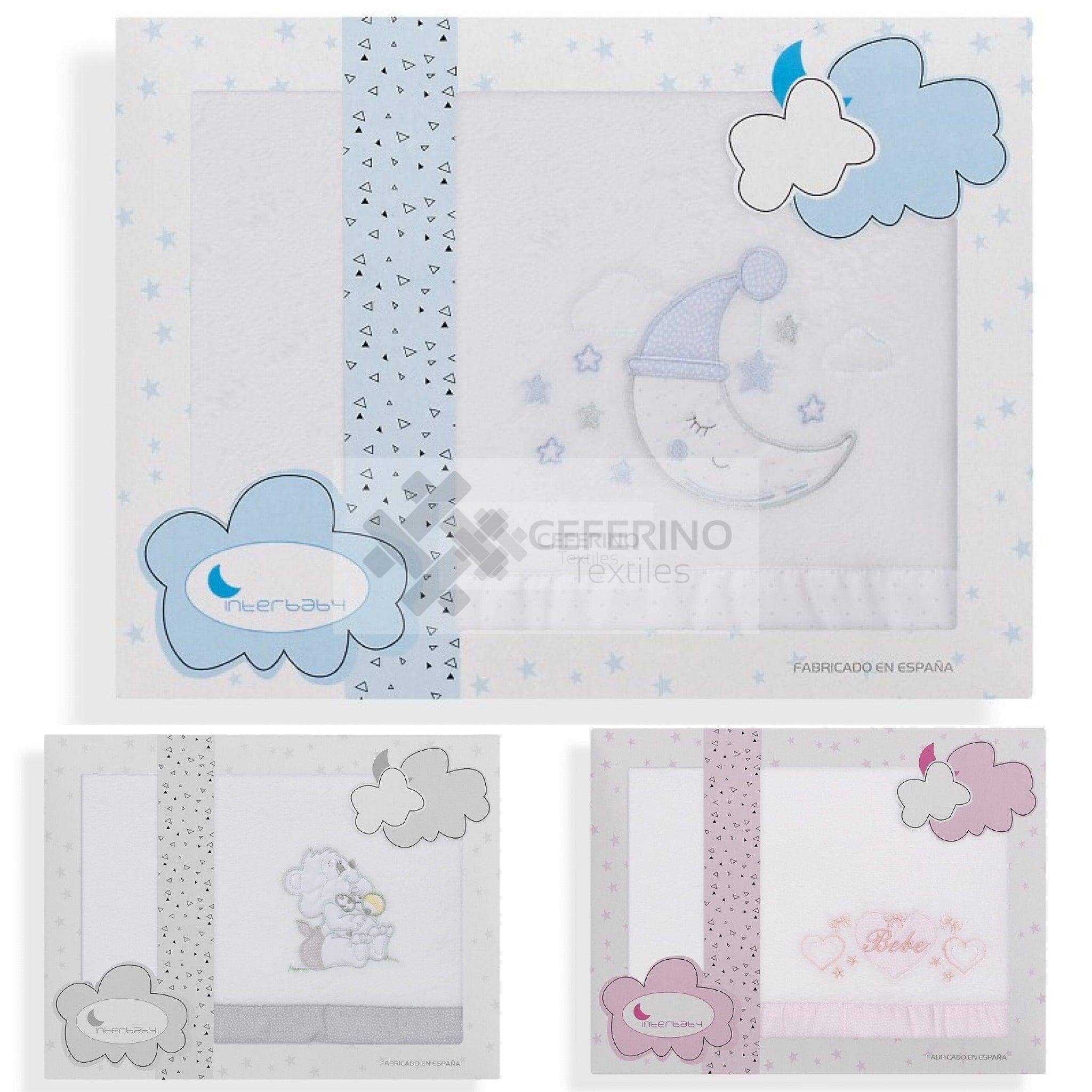 Tripitico mini cuna de coralina Interbaby fondo blanco.