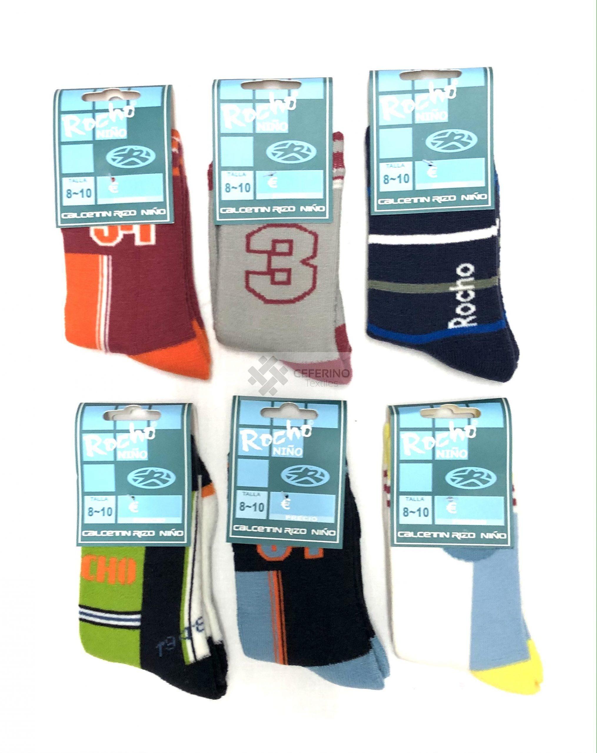 Pack 60 pares de Calcetínes termales de niño Rocho 05.