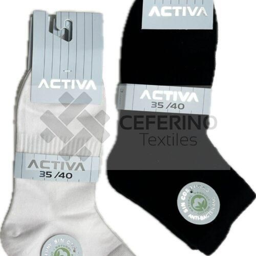 Alternative view of Pack de 12 calcetines tobilleros unisex 35-45 Activa 43.