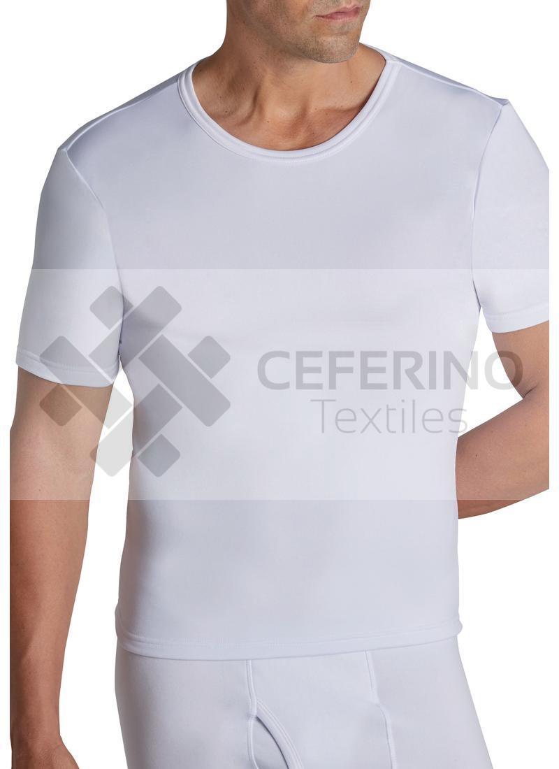 Camiseta termal manga corta cuello redondo caballero Ysabel Mora 70103