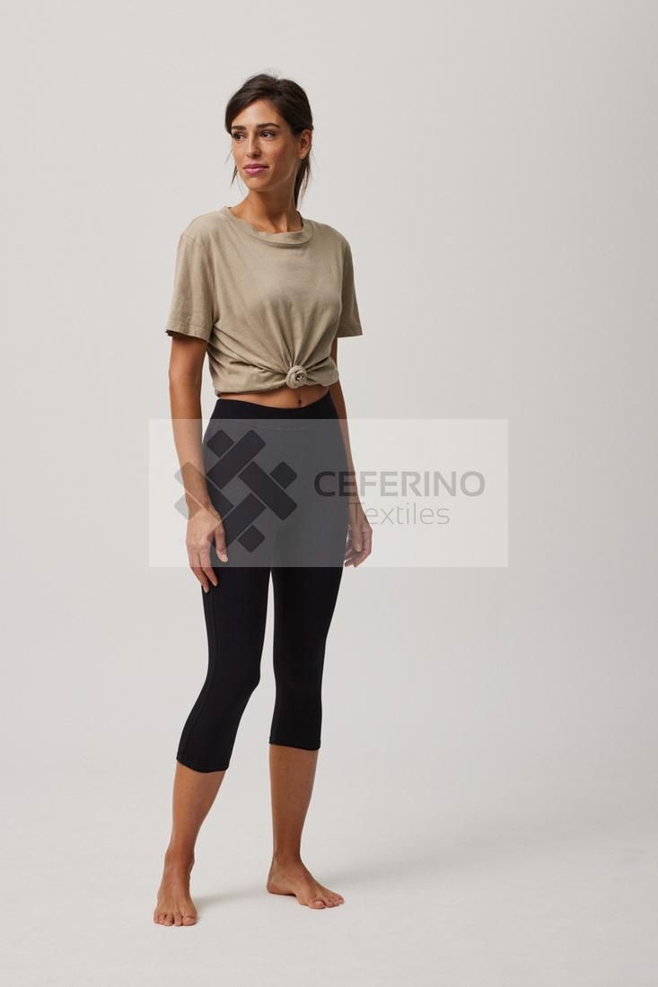 Leggins pirata de punto S - XL Ysabel Mora 70216.