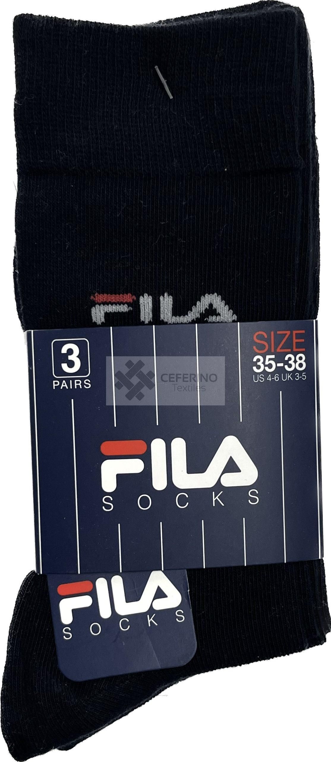 Pack 3 calcetines de algodón unisex Fila 9630 - Imagen 2