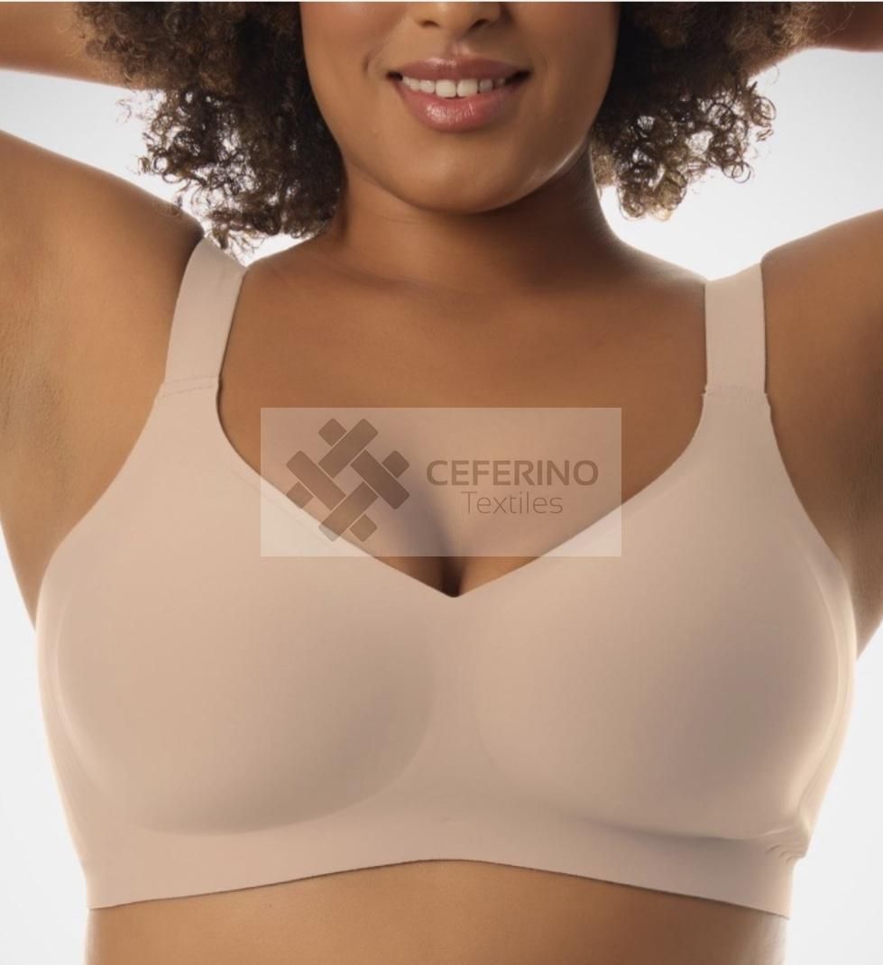 Sujetador corte láser Copa C relleno sin aros señora S-XL Kehat C/1673. - Imagen 2