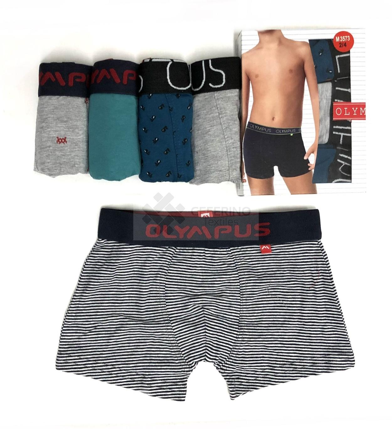 Pack 3 Boxer algodón niño Olympus 3555.