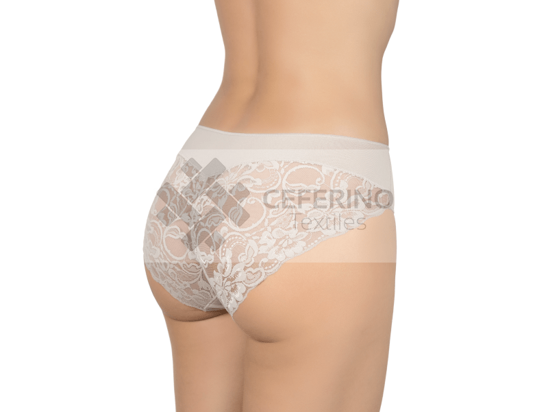 Bragas bikini fantasía encaje de T:U 475 Naiara lisa. - Imagen 2