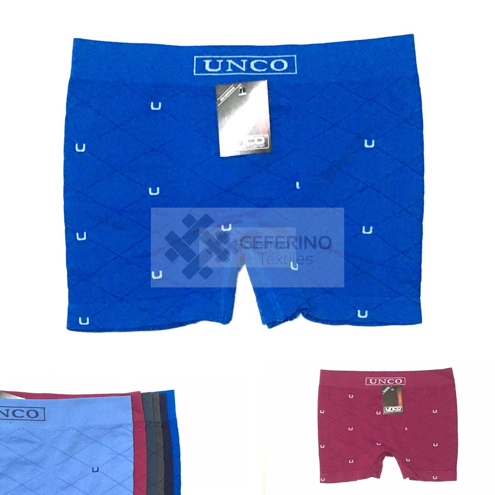 Pack 12 Boxer microfibra sin costuras UNCO 1/10069 M a XL.