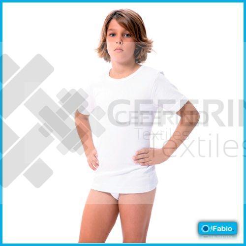 Camiseta niño manga corta Algodón térmico 2-16 Fabio 8110