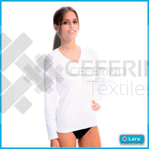 Camiseta señora interior termal manga larga 44-64 Lara 8310.