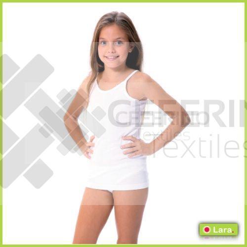 Camiseta interior de tirantes niña Lara 8606