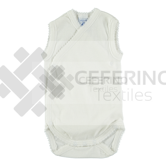Body bebe sin manga cruzado Babidu 1154. - Imagen 2