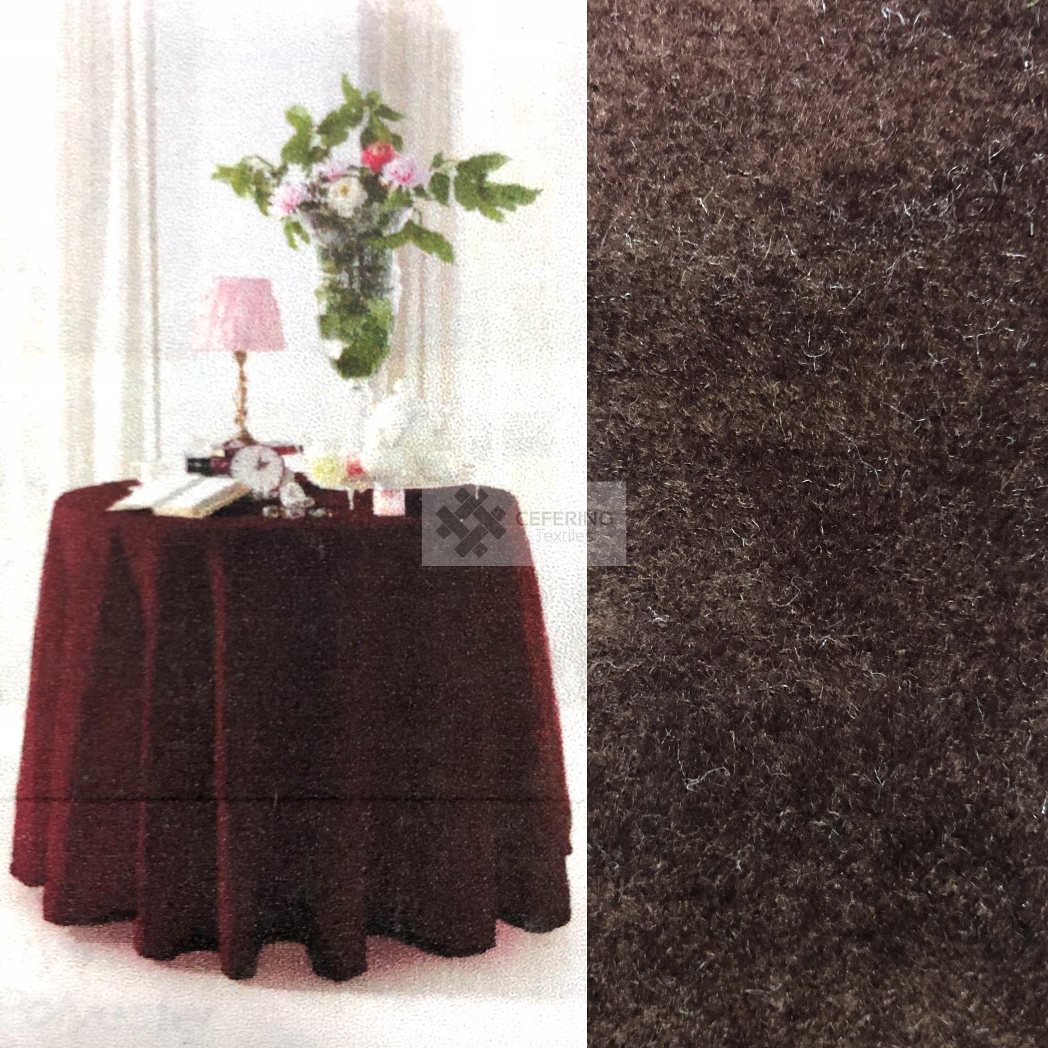 Ropa de mesa camilla Pielsa Chocolate 75.