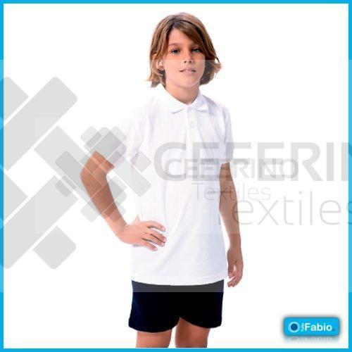 Polo niño unisex manga corta 2-16 Fabio 9305