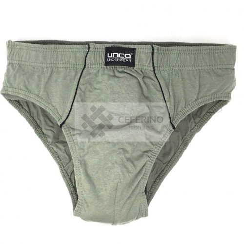 Pack 3 Slips algodón caballero M-3XL UNCO SERIE ORO 802.