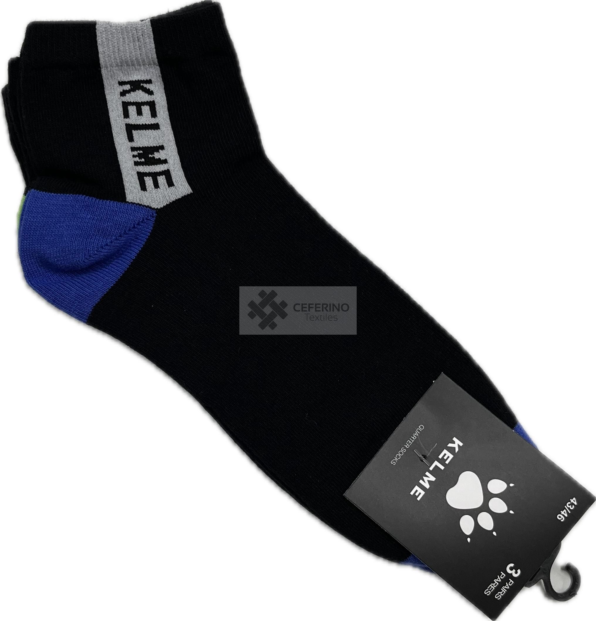 Pack 3 Calcetines tobillero 39 - 46 Kelme 054.