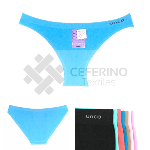 12 Bragas mini bikini sin costuras de algodón UNCO 626