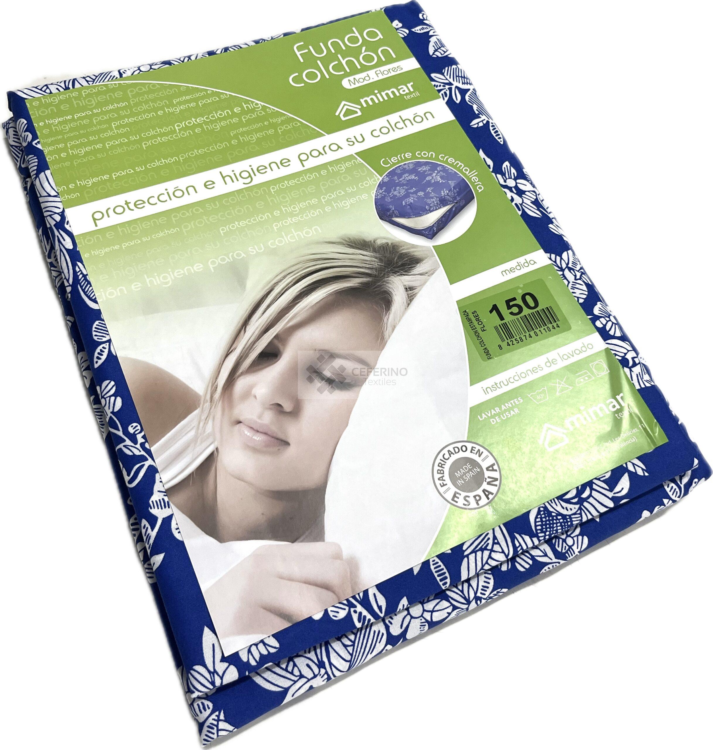 Funda tela de colchón 90 - 150 Mimar Flor.