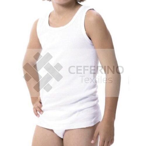 Camiseta interior tirantes de niño 2-16 Fabio 7501.